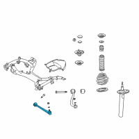 OEM 2001 BMW 540i Wishbone, Right Diagram - 31-12-1-141-962