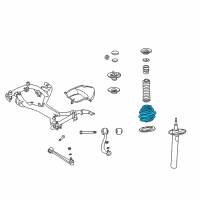 OEM 1998 BMW 540i Front Coil Spring Diagram - 31-33-1-093-867