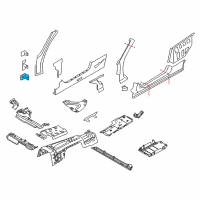 OEM 2013 BMW 550i GT xDrive Cover, Wheel Housing, Rear Left Diagram - 51-71-7-193-503