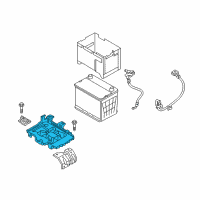 OEM 2014 Kia Cadenza Tray Assembly-Battery Diagram - 371503R000