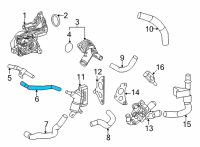 OEM 2021 Toyota Highlander By-Pass Hose Diagram - 16297-25020