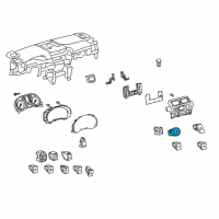 OEM 2016 Lexus GX460 Switch, Push Start Diagram - 89611-60024