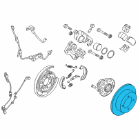 OEM 2015 Kia Cadenza Disc-Rear Brake Diagram - 584113K150