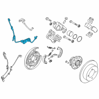 OEM 2018 Kia Cadenza Sensor Assembly-Wheel Speed Diagram - 59910F6001