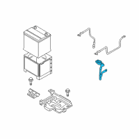 OEM 2009 Hyundai Elantra Wiring Assembly-Battery(-) Diagram - 91860-2H000