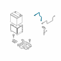 OEM 2011 Hyundai Elantra Wiring Assembly-Engine Ground Diagram - 91860-2H220