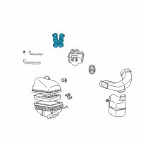 OEM 1999 Lexus ES300 Hose, Air Cleaner, NO.1 Diagram - 17881-20100