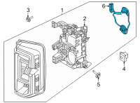 OEM 2021 Ford Bronco SOCKET ASY Diagram - M2DZ-13410-B