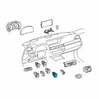 OEM 2021 Lexus IS350 Switch Assembly, Luggage Diagram - 84840-53050