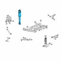 OEM 2005 Cadillac SRX Shock Diagram - 19302764