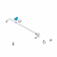 OEM 2009 Hyundai Genesis Bracket-Stabilizer Bar Diagram - 55514-3M100
