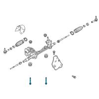 OEM 2014 Lincoln MKT Gear Assembly Mount Bolt Diagram - -W716182-S439