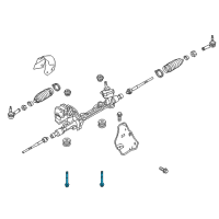 OEM Ford Special Service Police Sedan Gear Assembly Mount Bolt Diagram - -W716182-S439