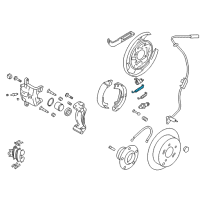 OEM 2013 Hyundai Tucson Spring-Shoe Return, Upper Diagram - 58268-2S000