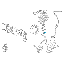 OEM 2013 Kia Sportage ADJUSTER Assembly-LH Diagram - 582531G300