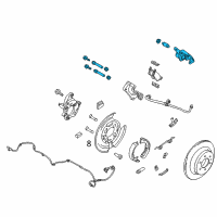 OEM 2013 Ford F-150 Caliper Diagram - CL3Z-2553-A