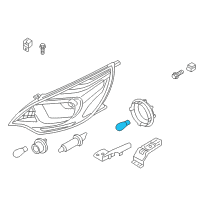 OEM 2015 Kia Rio Bulb Diagram - 1864760556L