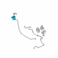 OEM 2007 Mercury Monterey Reservoir Diagram - 4F2Z-3A697-AA