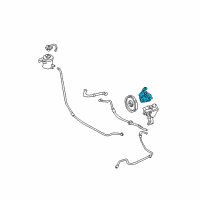 OEM 2005 Mercury Monterey Power Steering Pump Diagram - 5F2Z-3A674-AARM