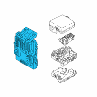 OEM 2018 Kia Sedona Instrument Panel Junction Box Assembly Diagram - 91950A9790