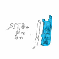 OEM 1999 Chevrolet P30 Lamp Asm, Tail Diagram - 19153239