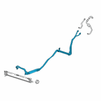OEM 2020 Jeep Wrangler TRANSLINE-Oil Cooler Pressure And Ret Diagram - 68282191AD
