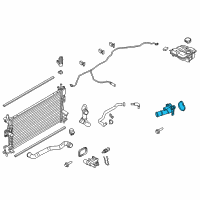 OEM Ford Thermostat Housing Diagram - CP9Z-8592-G