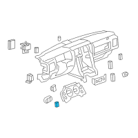 OEM 2009 Hummer H2 Window Switch Diagram - 25802094