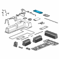 OEM 2019 Chevrolet Volt Battery Cover Diagram - 24293710