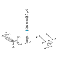 OEM 2009 Toyota Avalon Lower Insulator Diagram - 48258-33020