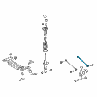 OEM 2009 Toyota Camry Rear Arm Diagram - 48730-33110