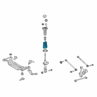 OEM 2011 Toyota Camry Coil Spring Diagram - 48231-06381