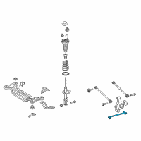 OEM 2005 Toyota Avalon Strut Rod Diagram - 48780-07020