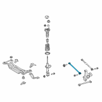 OEM Toyota Camry Front Arm Diagram - 48710-06120