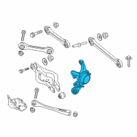 OEM 2014 BMW 328i GT xDrive Wheel Carrier, Rear Left Diagram - 33-32-6-798-983