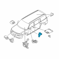 OEM Ford Fiesta Side Sensor Diagram - CT4Z-14B345-A