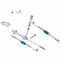 OEM 2012 Hyundai Elantra Bellows-Steering Gear Box Diagram - 57740-3X200