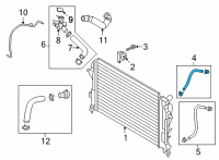 OEM Hyundai HOSE ASSY-OIL COOLER Diagram - 25425-J9700