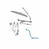 OEM 2008 Dodge Ram 2500 Hose-Windshield Diagram - 55077248AA