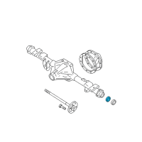 OEM 2013 Chevrolet Express 1500 Outer Bearing Diagram - 9428908