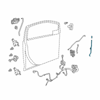 OEM 2015 Chevrolet Spark EV Lock Rod Diagram - 95950071