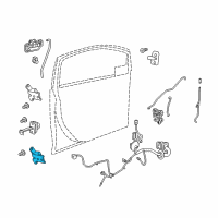 OEM 2015 Chevrolet Spark EV Lower Hinge Diagram - 96689917