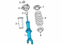 OEM 2022 Jeep Wagoneer SUSPENSION Diagram - 68423230AB