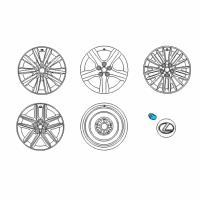 OEM 2015 Lexus GS450h Wheel, Disc Diagram - 42611-53321