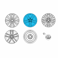 OEM 2015 Lexus IS350 Wheel, Disc Chrome P Diagram - 4261A-53331