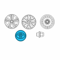 OEM 2017 Toyota Prius Wheel, Spare Diagram - 42611-47631