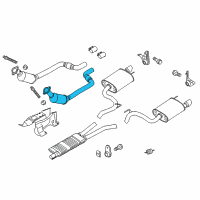 OEM Ford Mustang Catalytic Converter Diagram - FR3Z-5E213-A