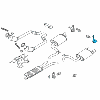 OEM 2020 Ford Mustang Rear Bracket Diagram - JR3Z-5277-A