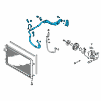 OEM 2020 Hyundai Venue Tube Assembly-Suction & Liquid Diagram - 97775-K2160