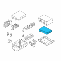 OEM Infiniti M35h Ipdm Engine Room Control Unit Assembly Diagram - 284B7-1MR3B